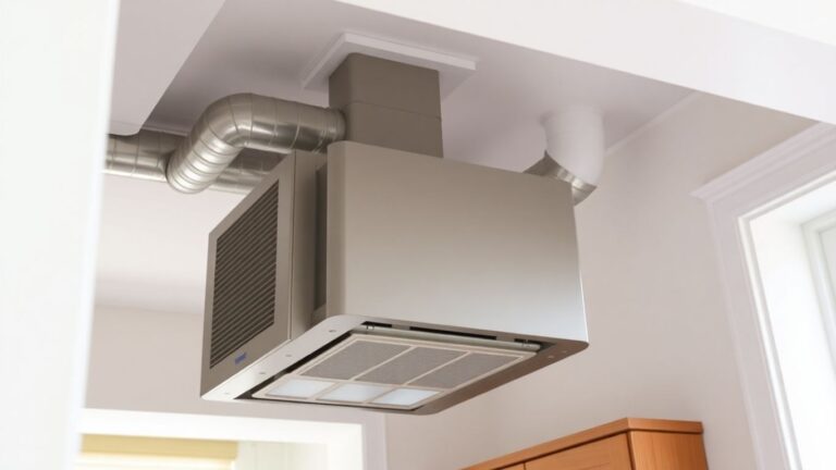 Système VMC dans un logement moderne et bien entretenu.