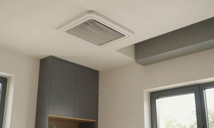 VMC dans une maison pour l'air sain